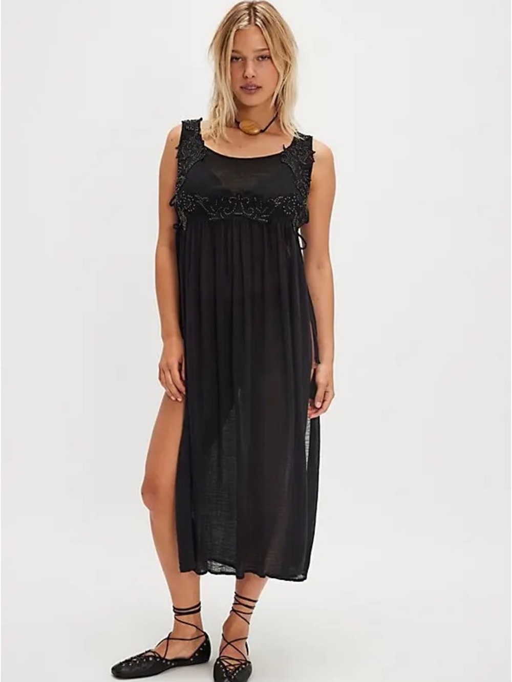 NWOT Free People Pacha Maxi Top - Picture 2 of 11